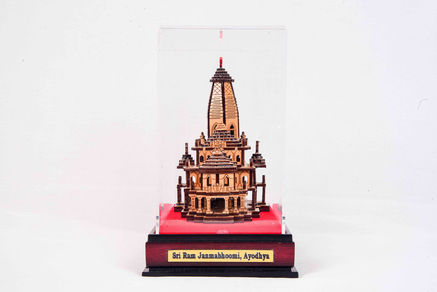Handcrafted Miniature Model of Ayodhya's Ram Mandir - Small
