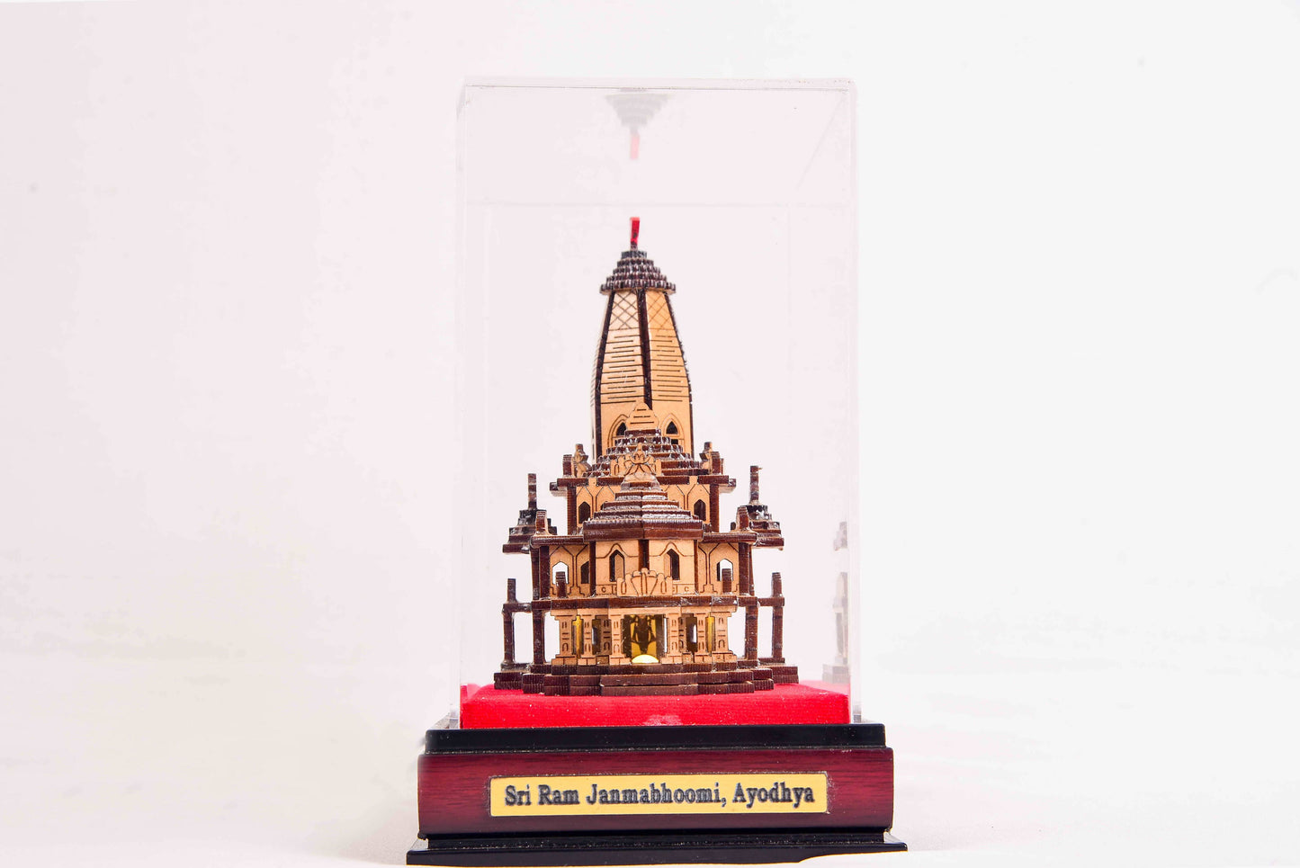 Handcrafted Miniature Model of Ayodhya's Ram Mandir - Small