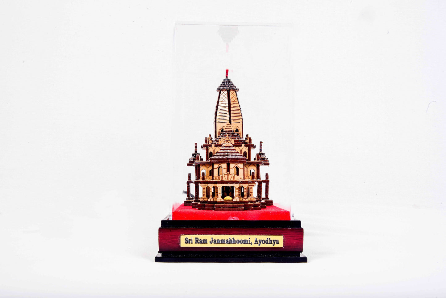 Handcrafted Miniature Model of Ayodhya's Ram Mandir - Small