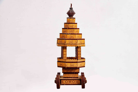 A Miniature Wooden Ratha