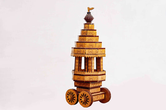 A Miniature Wooden Ratha