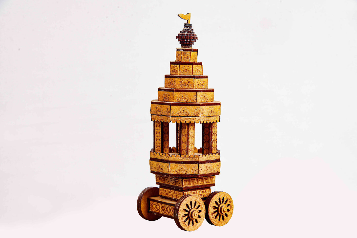 A Miniature Wooden Ratha